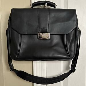Bosca Briefcase Bag in Black EUC
